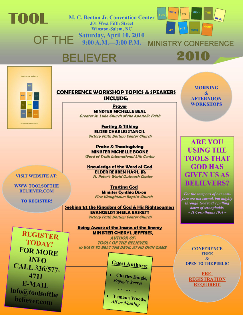 April 2010 - Ministry Conference Flyer